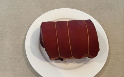 A mini smoked ham (Petit jambon fume)